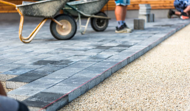 Residential Paver Driveway in Salt Creek Commons, IN